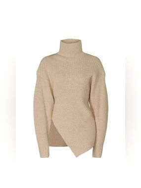 Proenza schouler turtleneck asymmetrical wool sweater size small